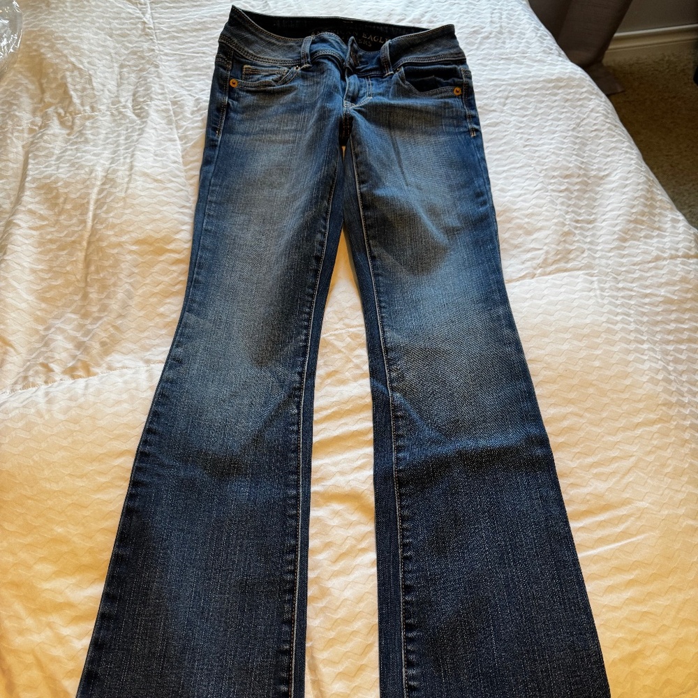 Kickboot Jeans, Short Length, Medium Wash